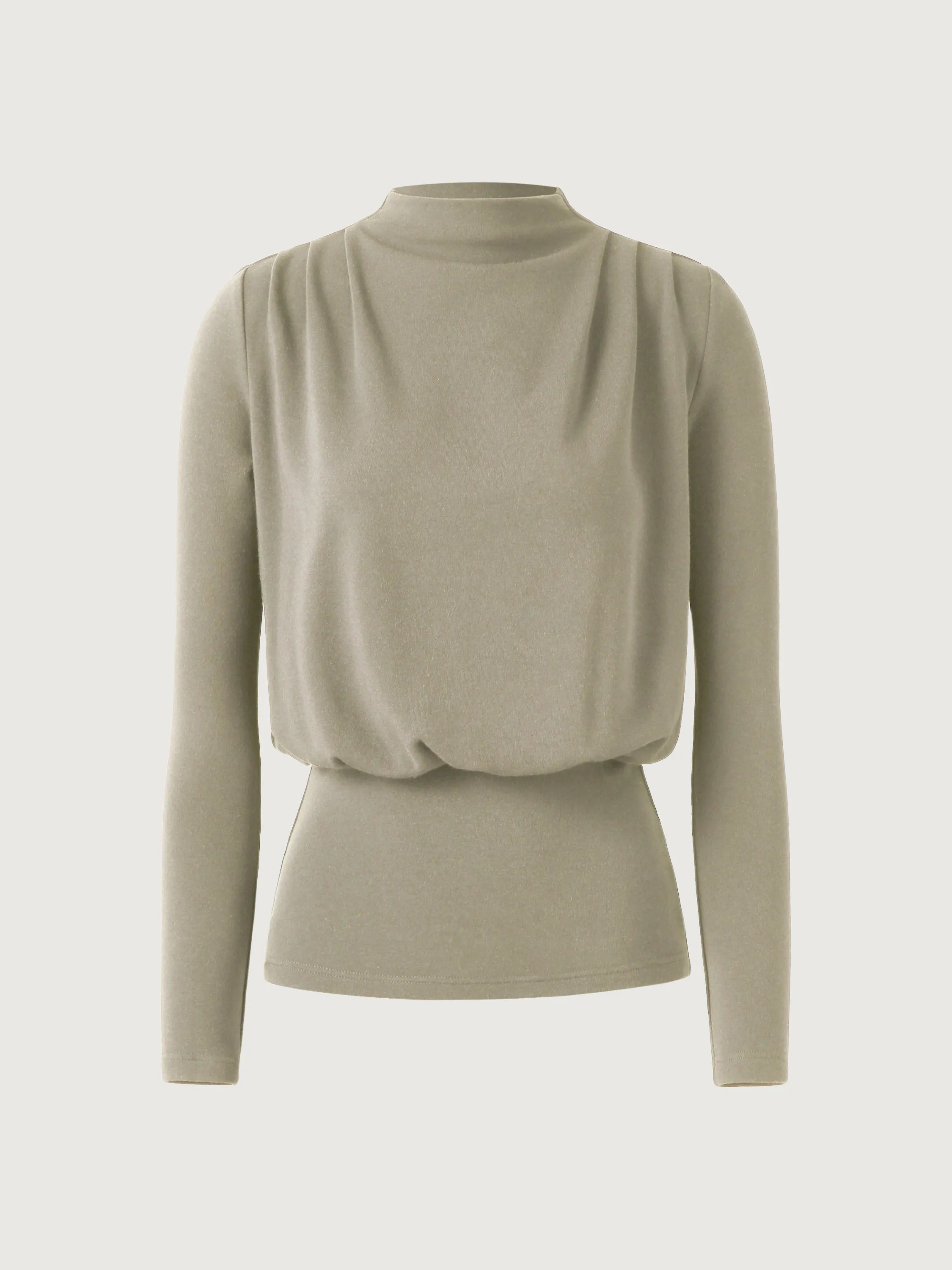 Mockneck Tuck-In Top sold by ogl move