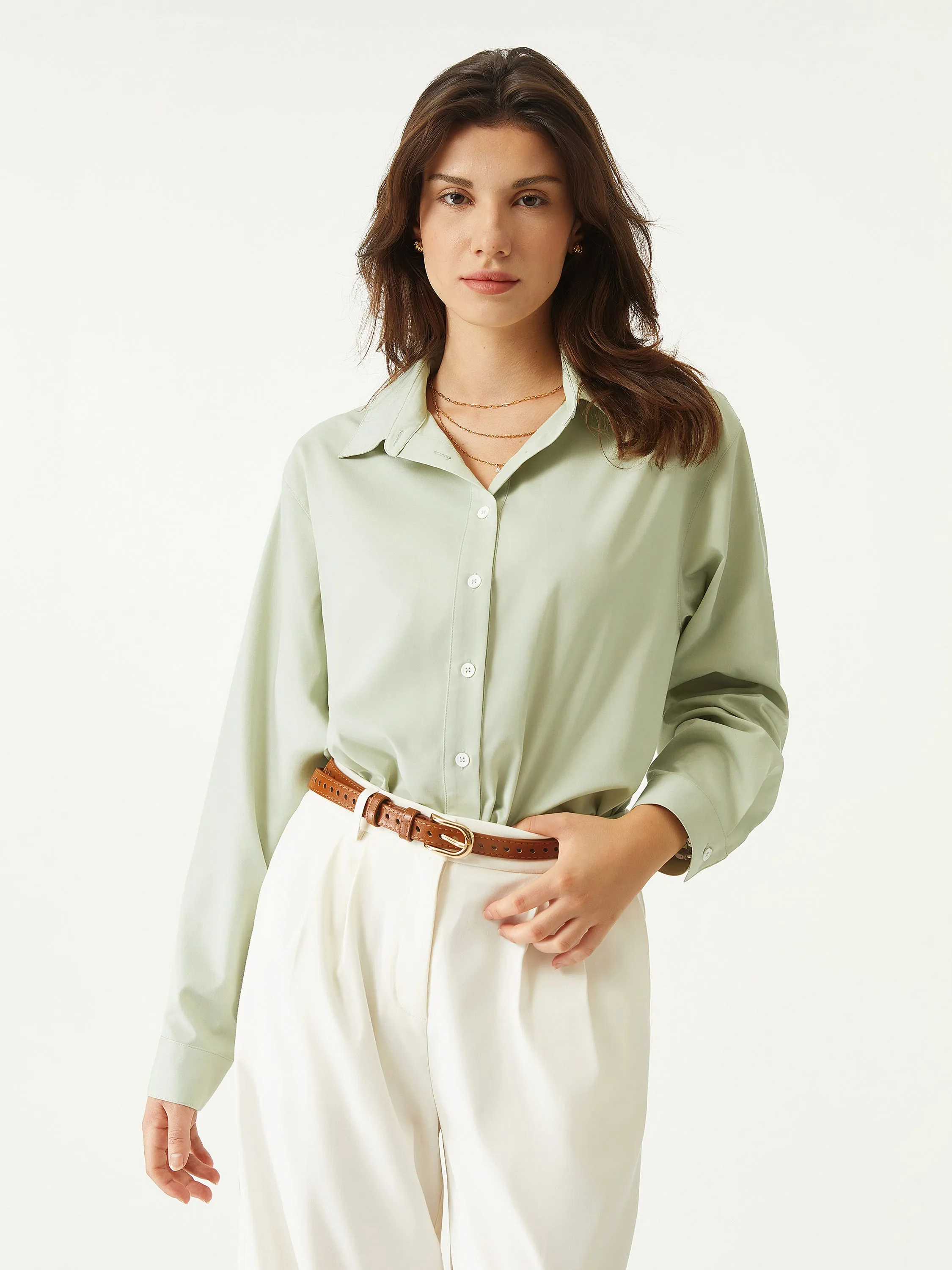 Oversized Button Down Shirt sold by ogl move product image thumbnail 4