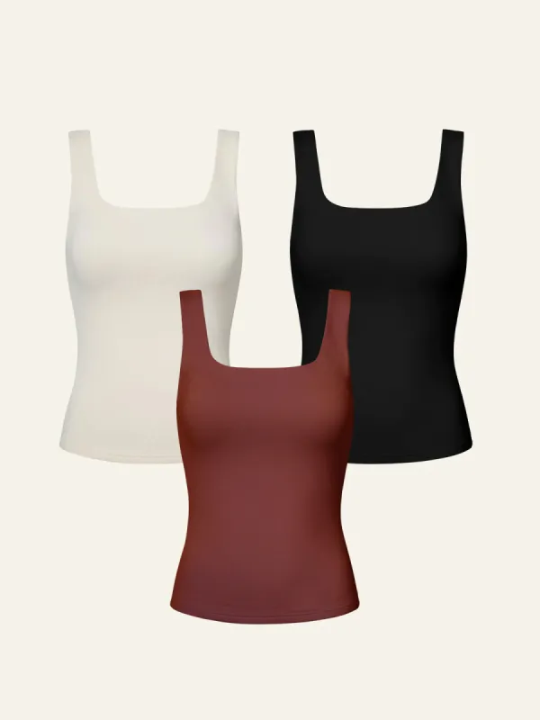 Tuckable Soft Brushed Brami Tank 3Pcs Set sold by ogl move