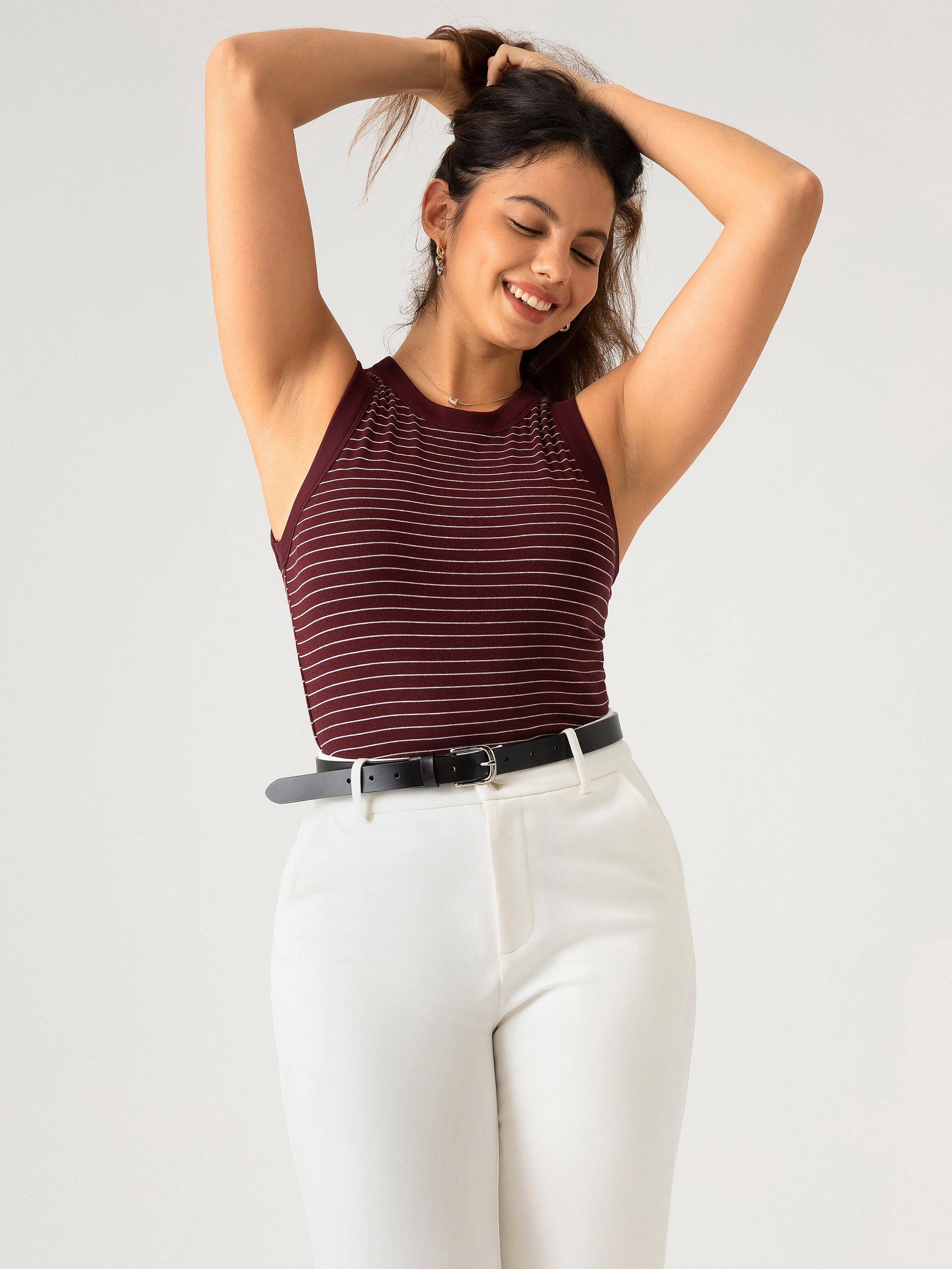 Cutaway Stripe Tank sold by ogl move product image thumbnail 4