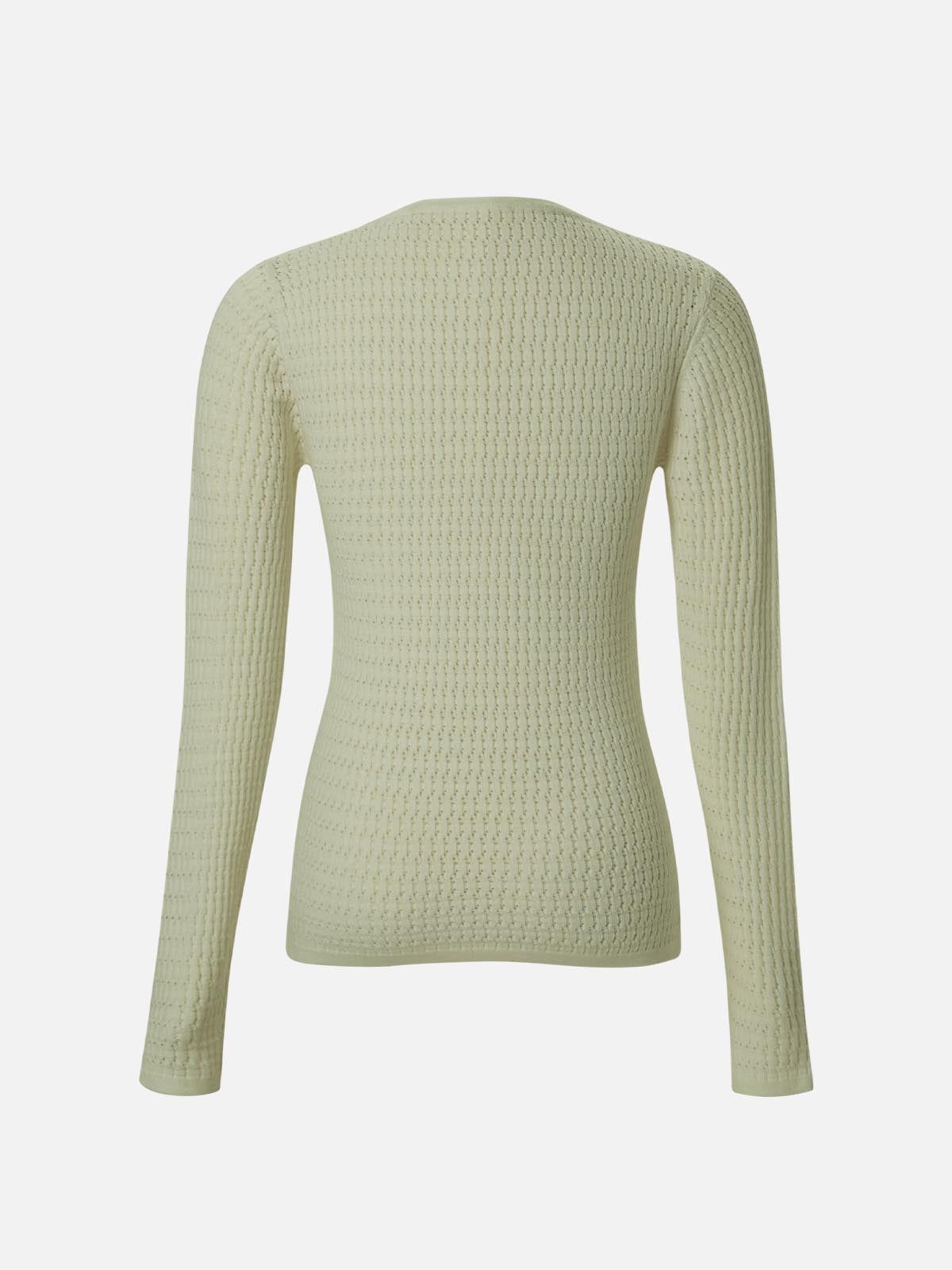 Round Neck Hollow Out Knit Sweater sold by ogl move product image thumbnail 3