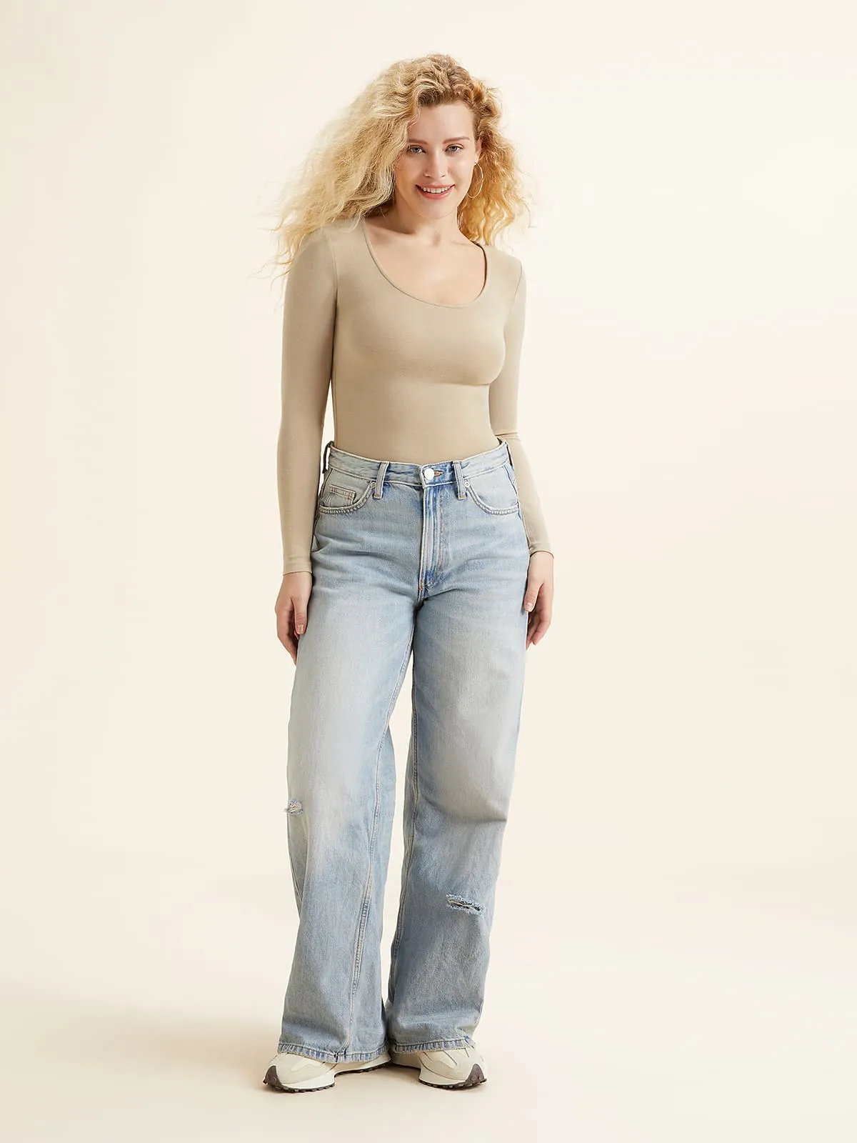 Eco-MiyaMoon® Scoop Neck Tissue Base-Layer Top sold by ogl move product image thumbnail 3