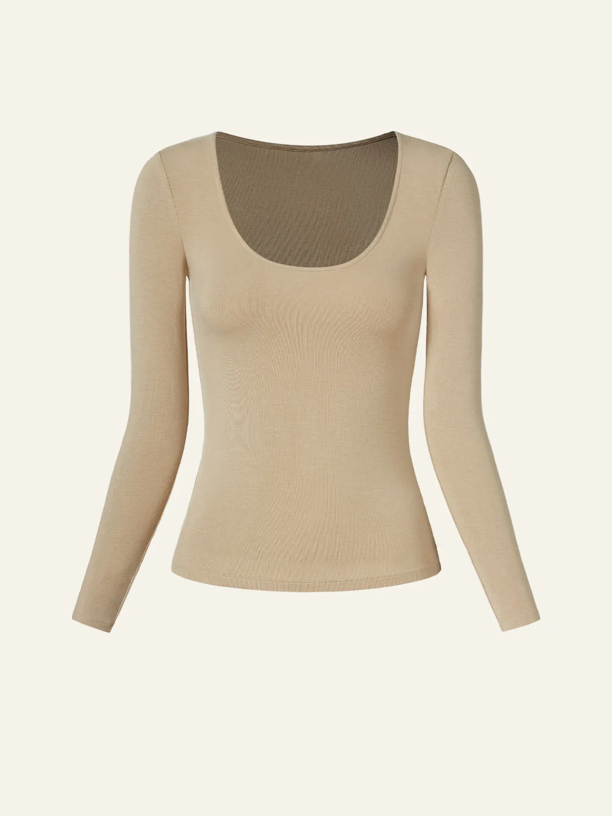 Eco-MiyaMoon® Scoop Neck Tissue Base-Layer Top sold by ogl move product image thumbnail 2