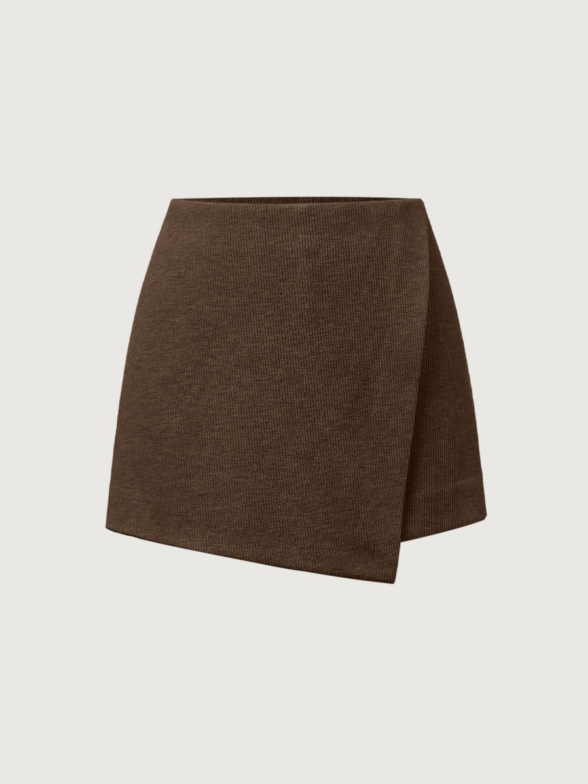 Asymmetric Wrap Mini Skort sold by ogl move