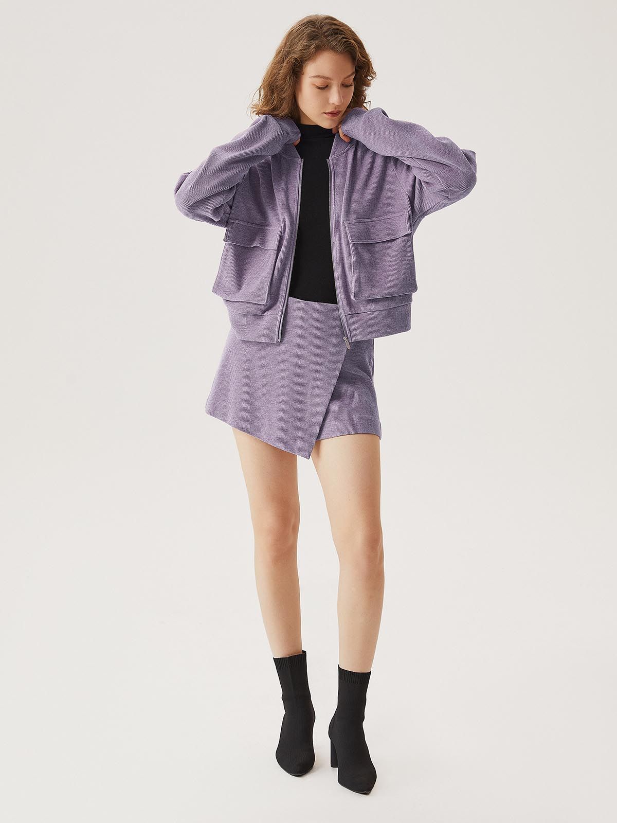 Asymmetric Wrap Mini Skort sold by ogl move product image thumbnail 4