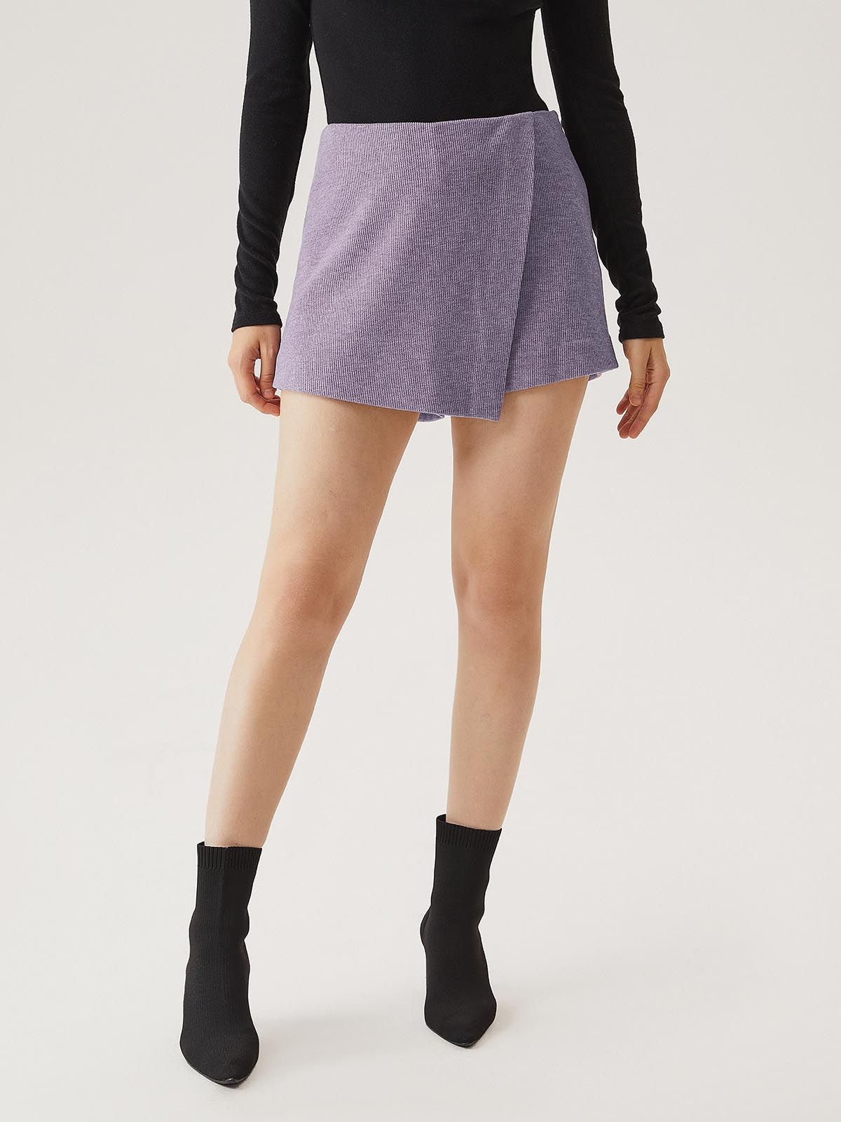 Asymmetric Wrap Mini Skort sold by ogl move product image thumbnail 3