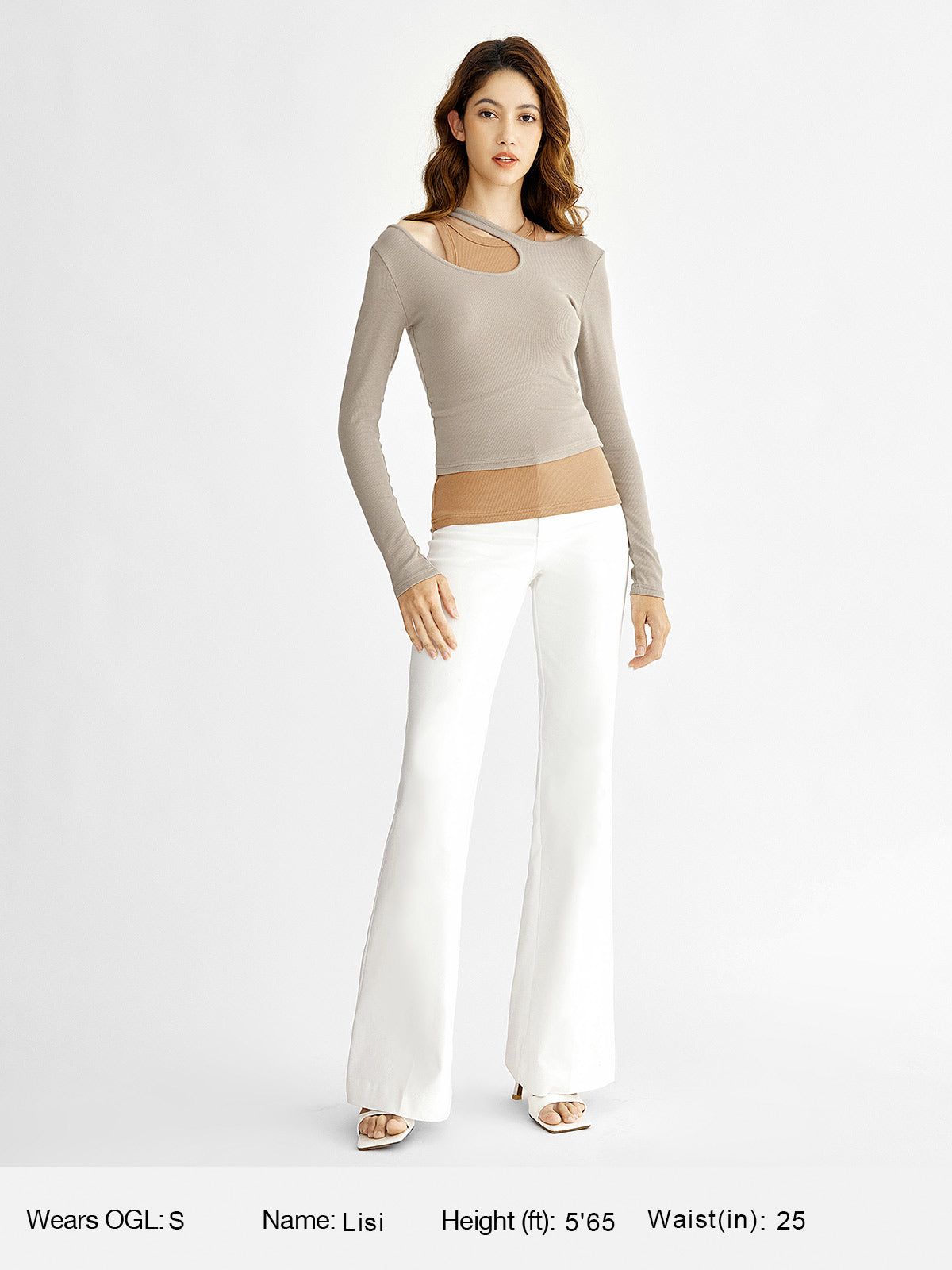 Plantive™ Asymmetrical Cutout Shoulder Top sold by ogl move product image thumbnail 5