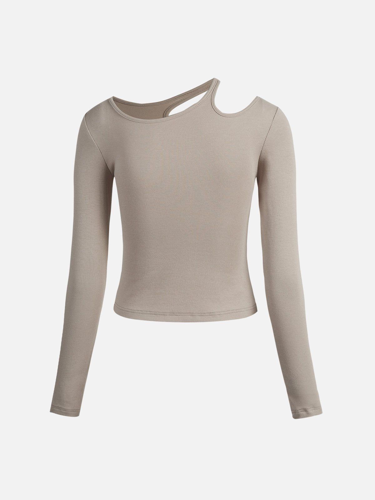 Plantive™ Asymmetrical Cutout Shoulder Top sold by ogl move product image thumbnail 7