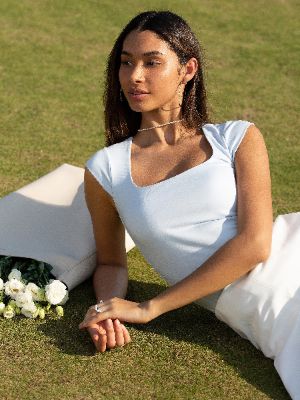 Cap Sleeve Square Neck Brami Top sold by ogl move