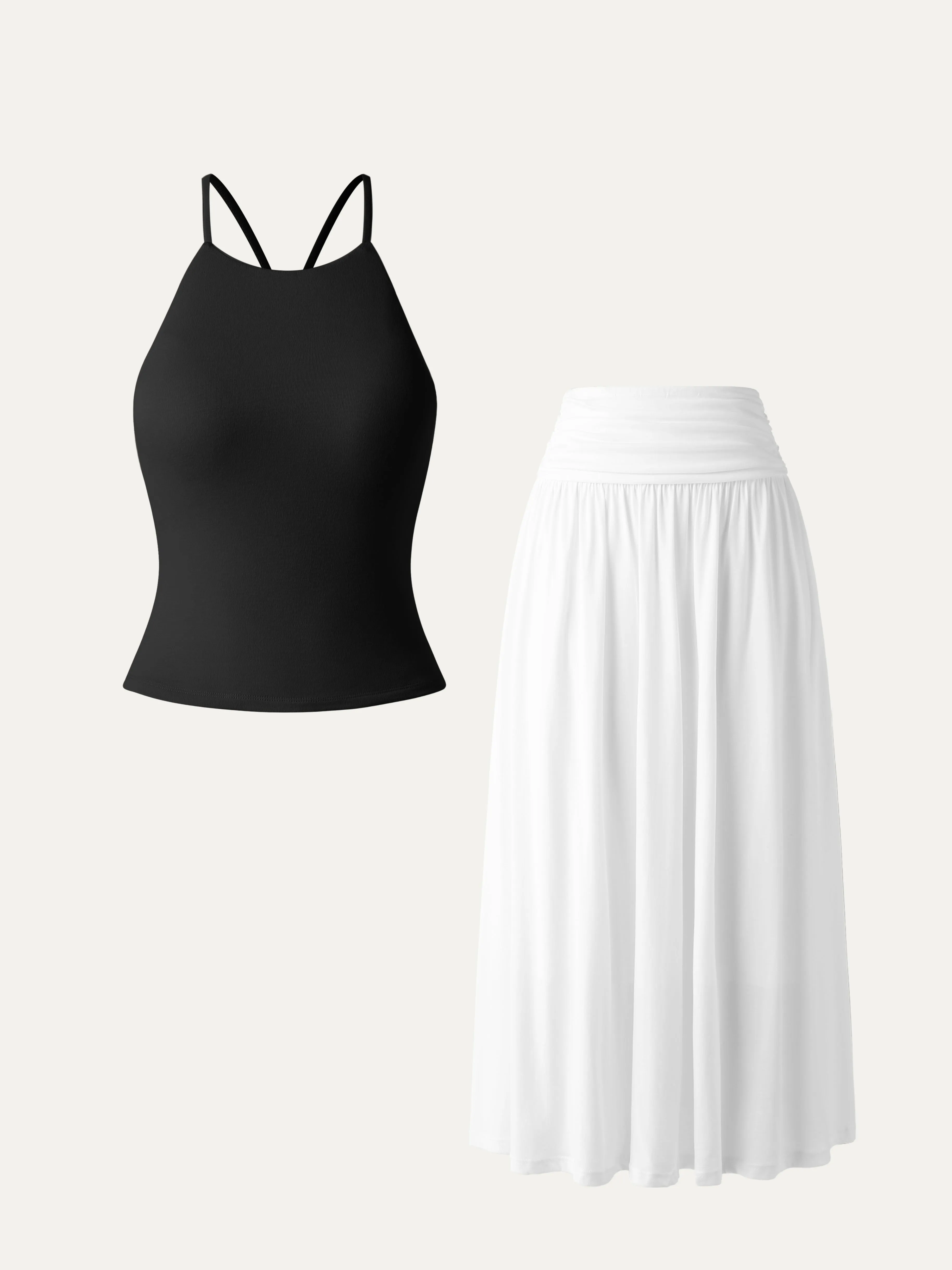 2Pcs Set Tie-Back Brami & Airy Skirt of Rome sold by ogl move product image thumbnail 5