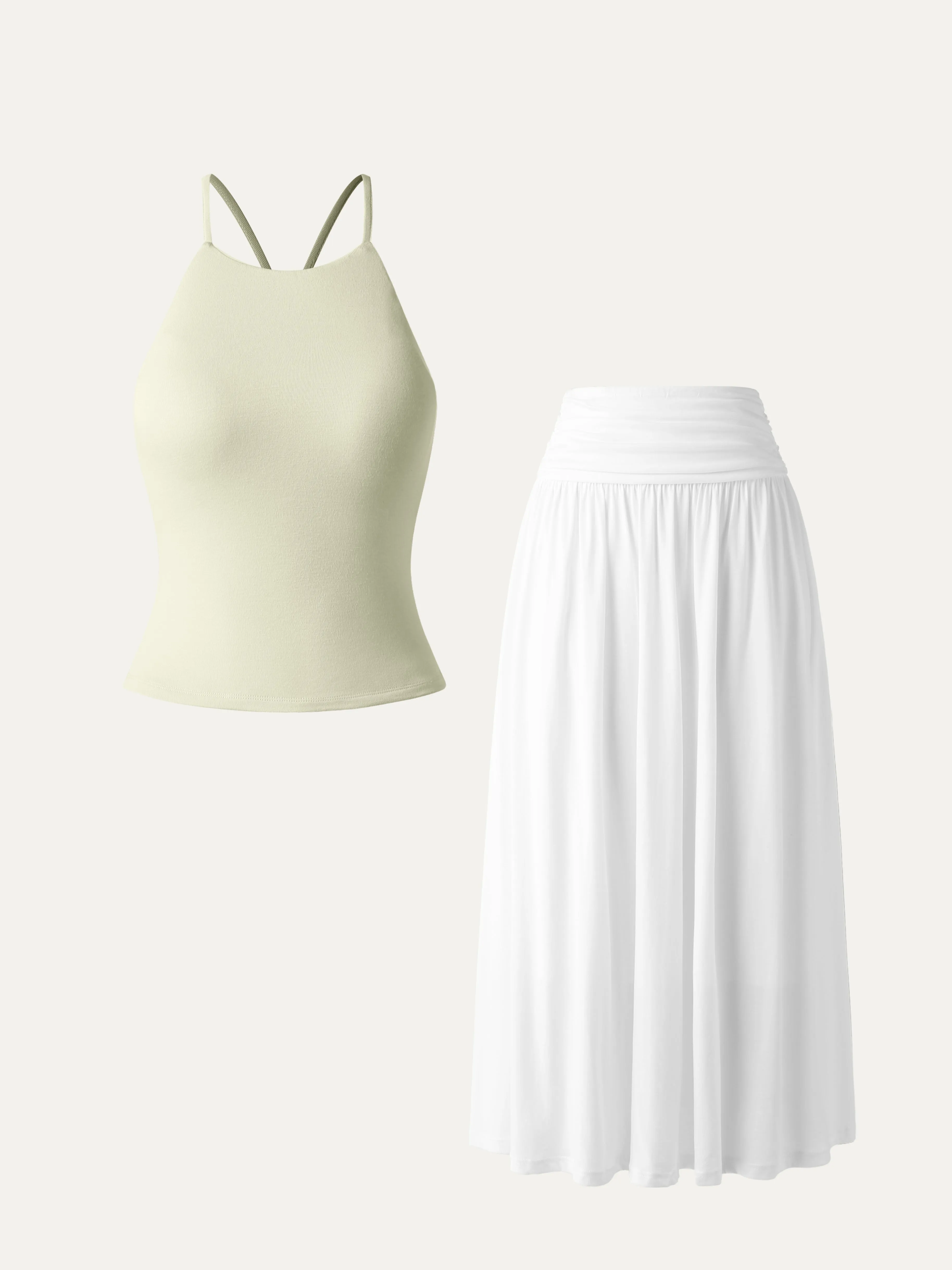 2Pcs Set Tie-Back Brami & Airy Skirt of Rome sold by ogl move product image thumbnail 2