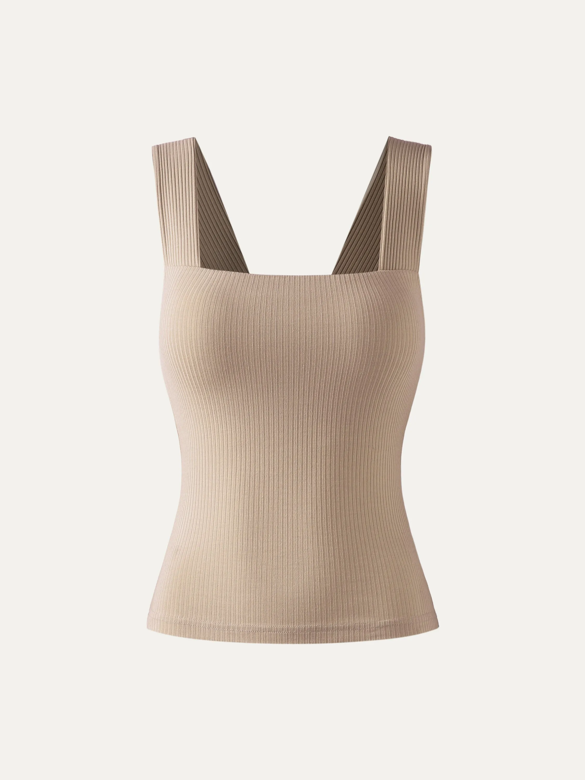 Ribbed Square Neck Brami Tank sold by ogl move product image thumbnail 5