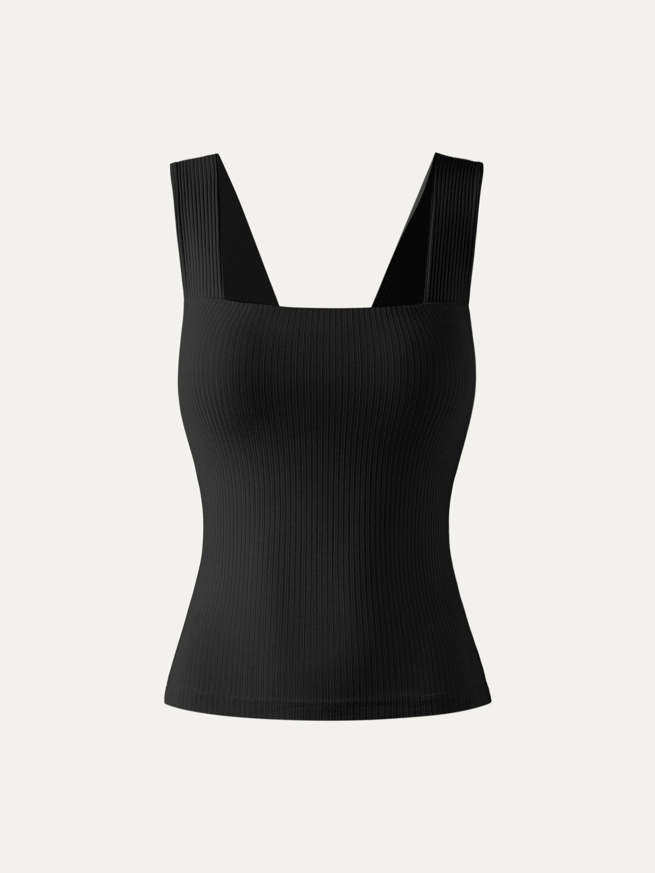 Ribbed Square Neck Brami Tank sold by ogl move product image thumbnail 2