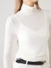 Wool Semi-Sheer Turtleneck Top sold by ogl move