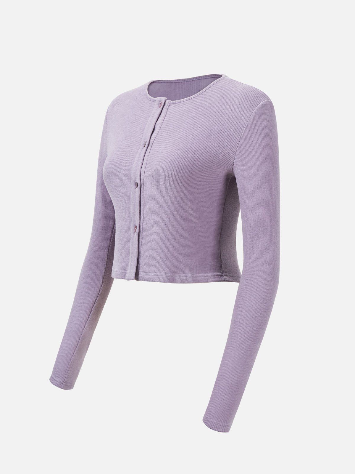 Brushed Thermal Button-Up Cardigan sold by ogl move product image thumbnail 3