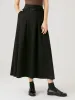 Pin-Tuck Midi Skirt with Belt sold by ogl move