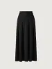 Pin-Tuck Midi Skirt with Belt sold by ogl move