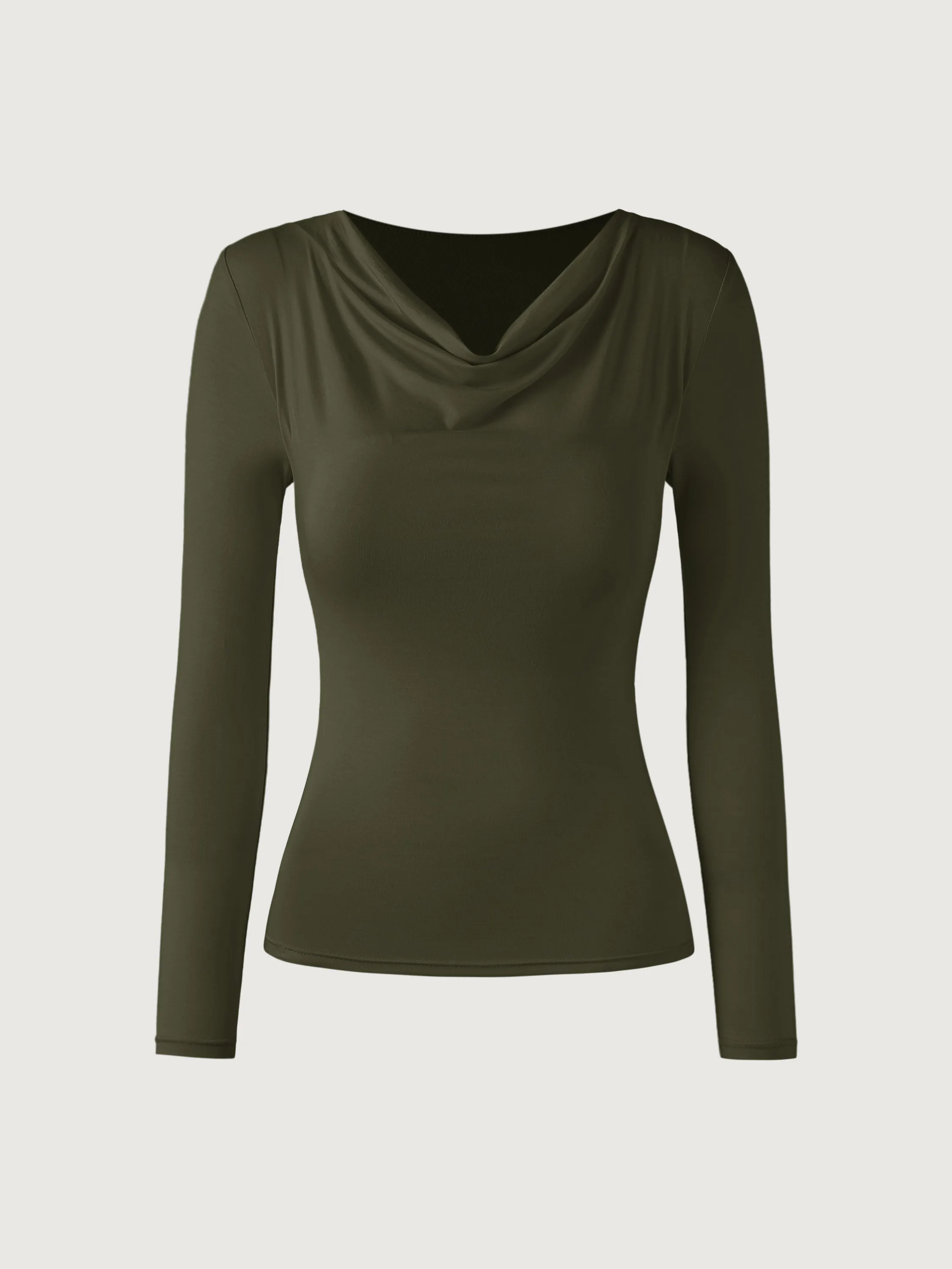 Tencel Cowl-Neck Brami Top sold by ogl move product image thumbnail 3