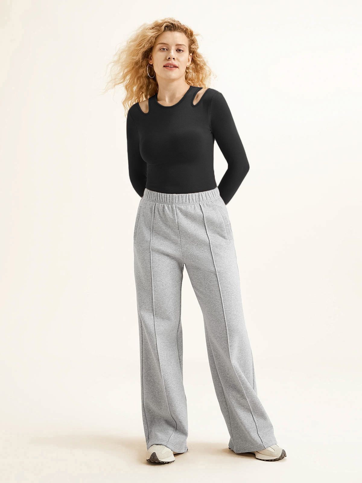 Eco-Mousse® Brushed Shoulder Cut-Out Brami Top sold by ogl move product image thumbnail 3