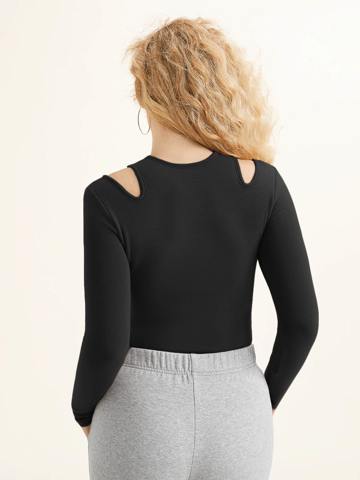 Eco-Mousse® Brushed Shoulder Cut-Out Brami Top sold by ogl move product image thumbnail 5