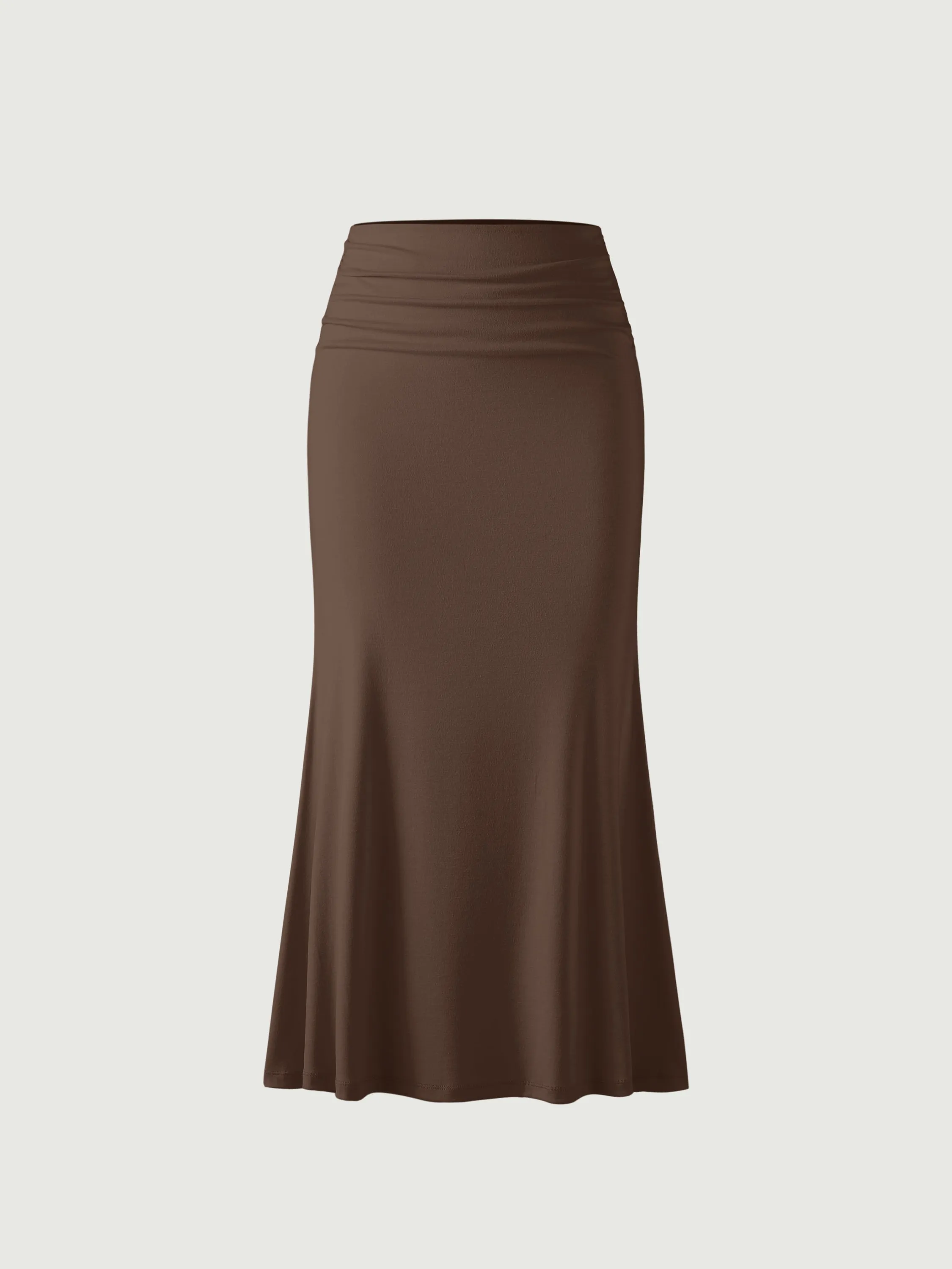 Ruched Side Mermaid Maxi Skirt sold by ogl move product image thumbnail 3