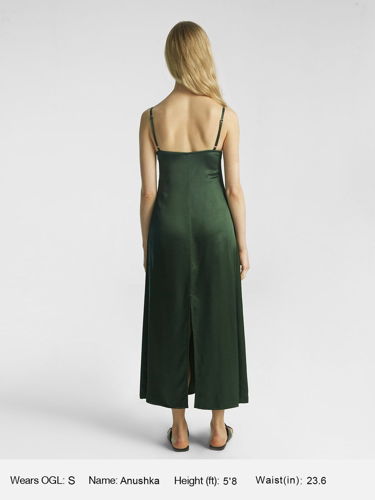 Silk-Like Satin Bustier Midi Dress sold by ogl move product image thumbnail 3