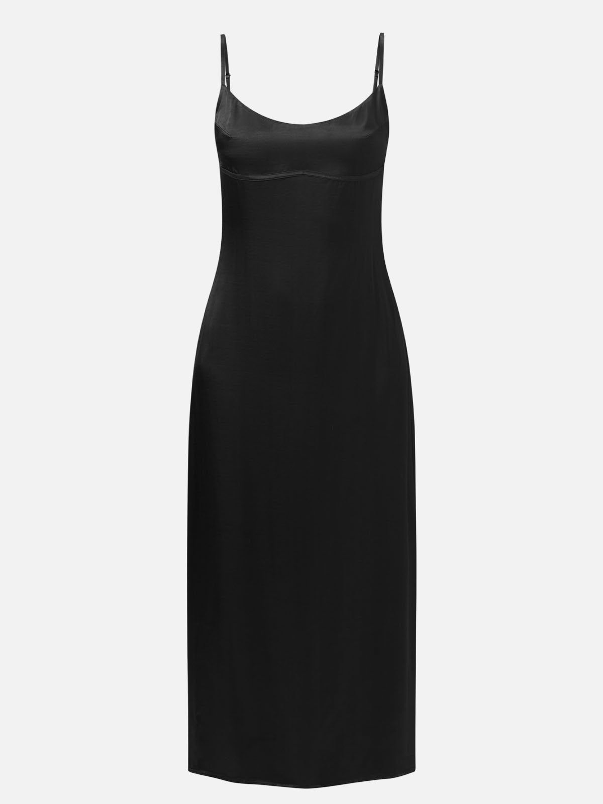 Silk-Like Satin Bustier Midi Dress sold by ogl move product image thumbnail 8