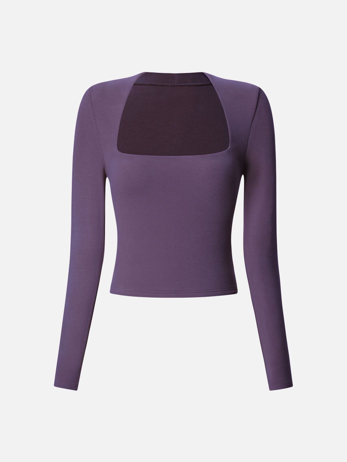 Brushed Tapered Square Neck Long Sleeve Top sold by ogl move product image thumbnail 2