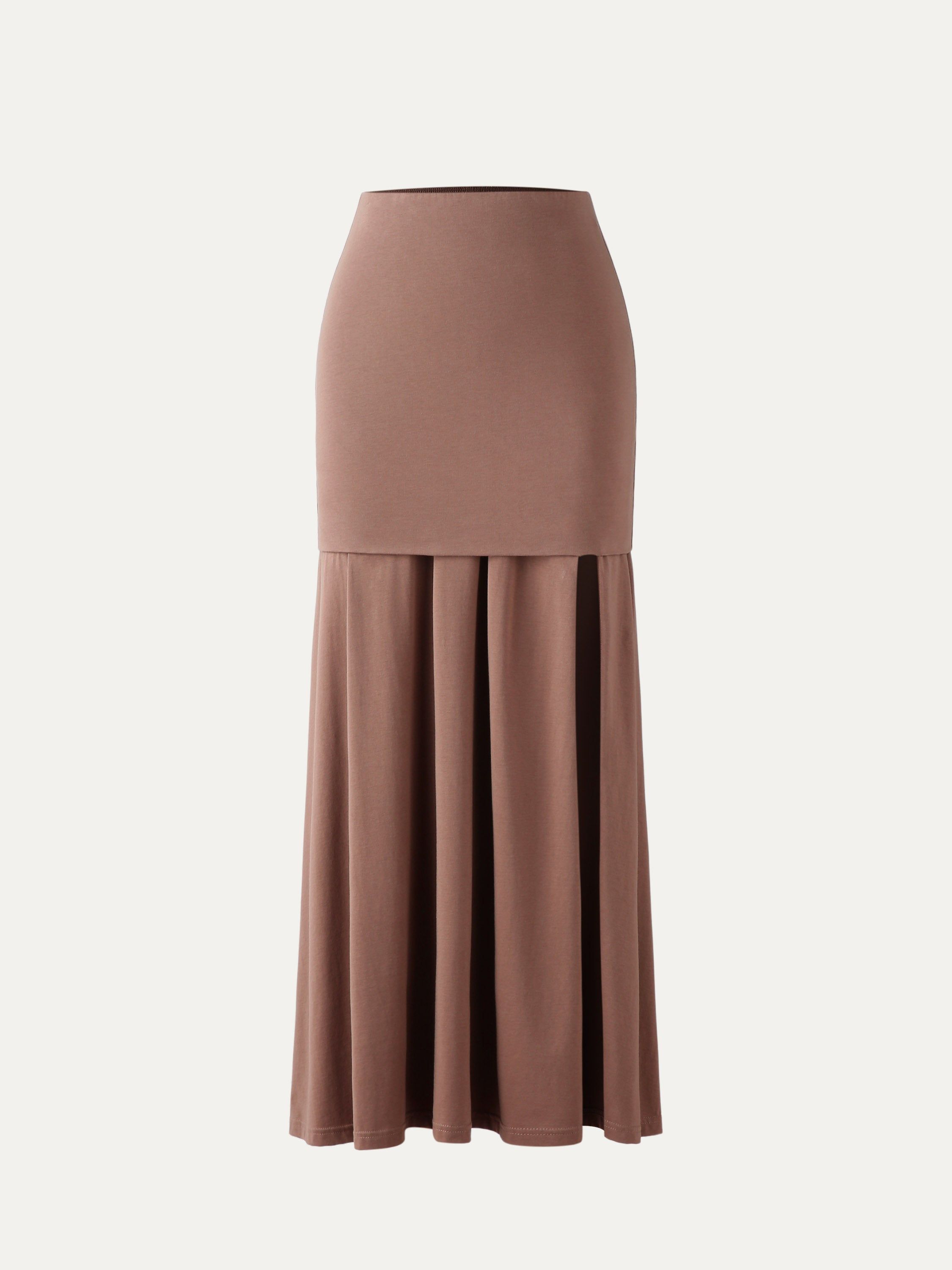 Cotton Jersey Slit Skirt sold by ogl move product image thumbnail 2