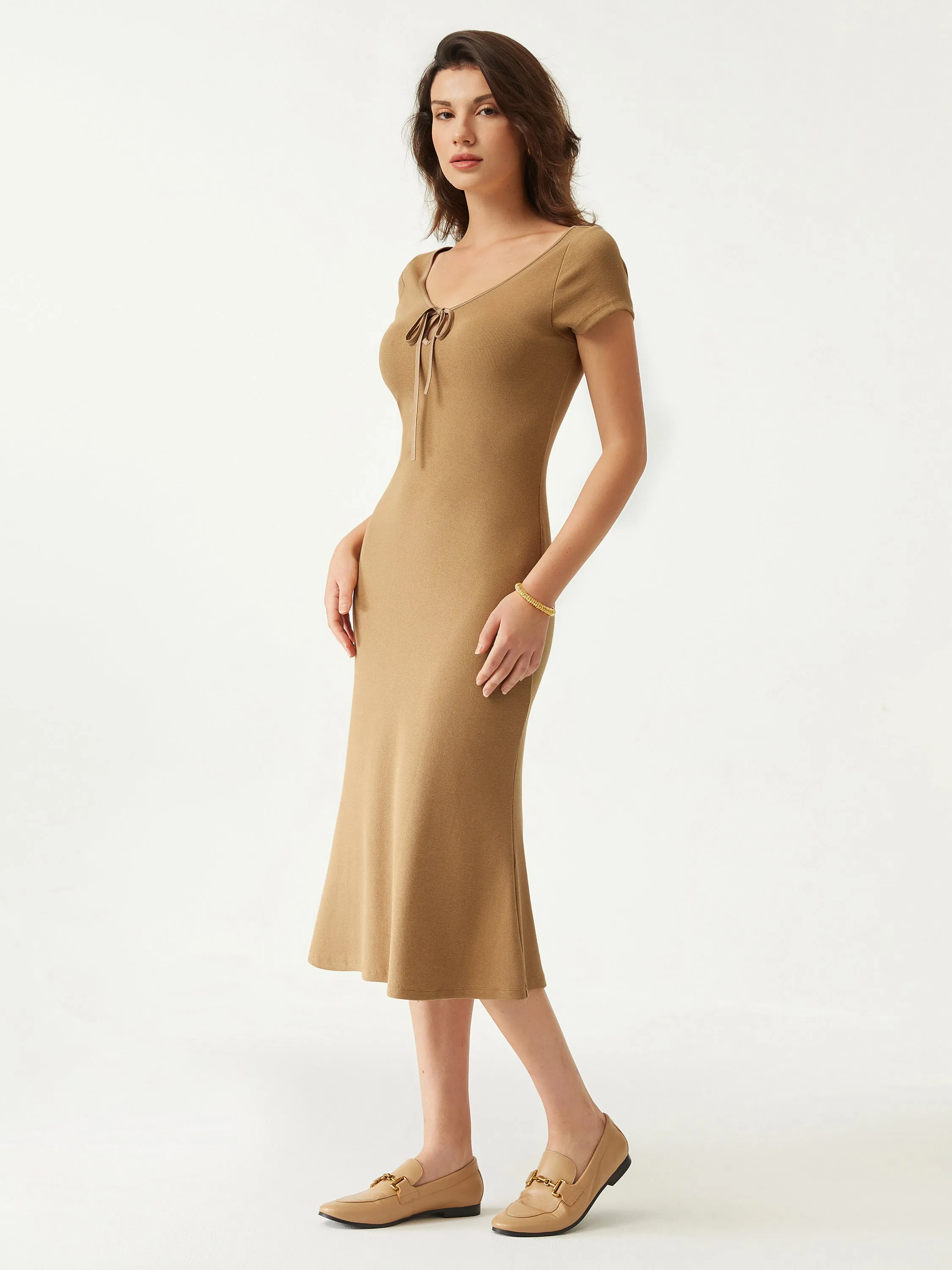 Keyhole Midi Dress sold by ogl move product image thumbnail 5