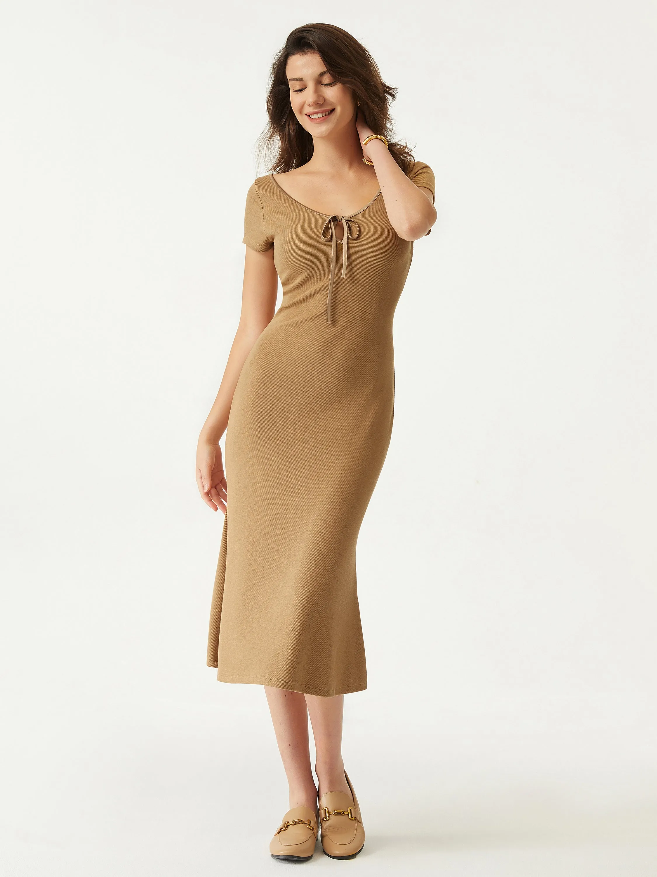 Keyhole Midi Dress sold by ogl move product image thumbnail 2
