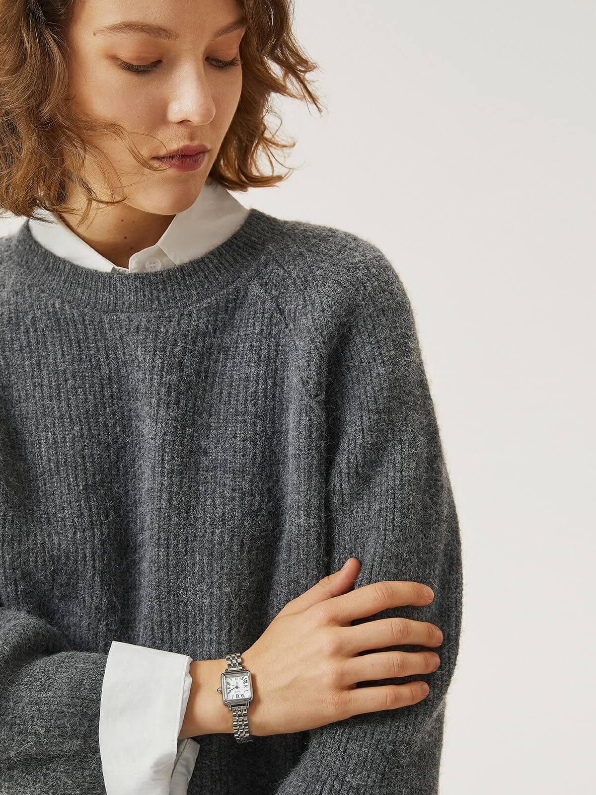 Fine-Knit Raglan Sleeve Sweater sold by ogl move product image thumbnail 5