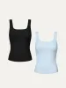 Eco-SkinKiss® 2.0 Squareneck Brami Tank 2Pcs Set sold by ogl move