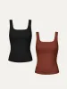 Eco-SkinKiss® 2.0 Squareneck Brami Tank 2Pcs Set sold by ogl move