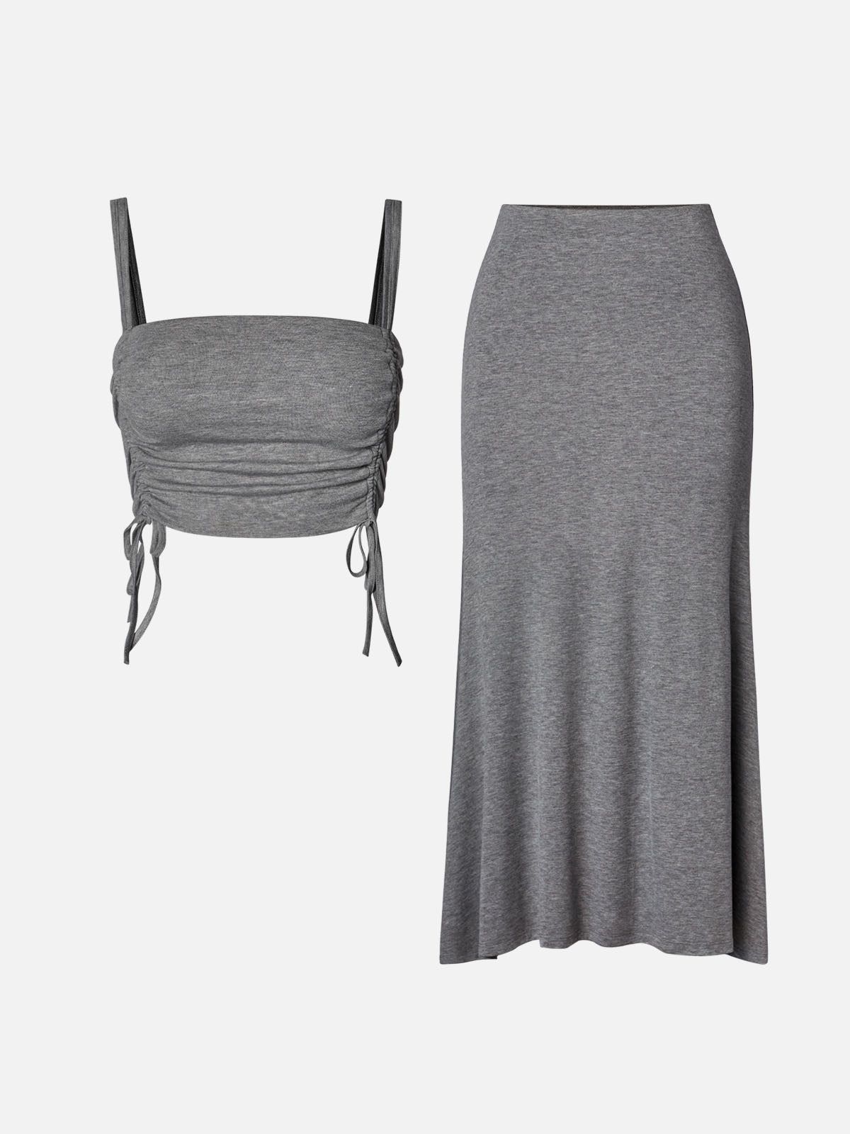Eco-SkinKiss® Versatile Cami & Mermaid Maxi Skirt-2Pcs Set sold by ogl move
