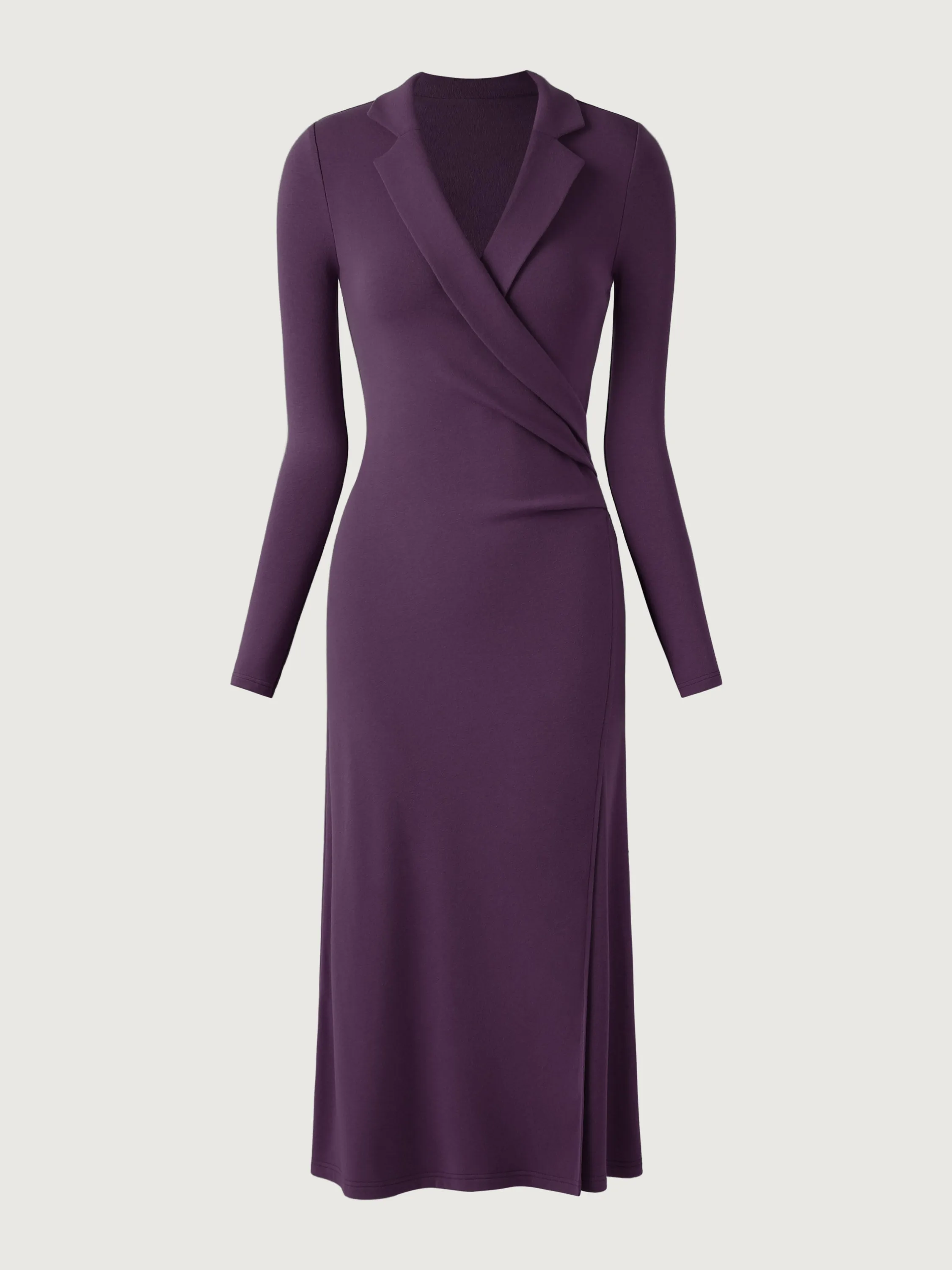 Eco-Mousse®2.0 Collared Surplice Midi Dress sold by ogl move product image thumbnail 2