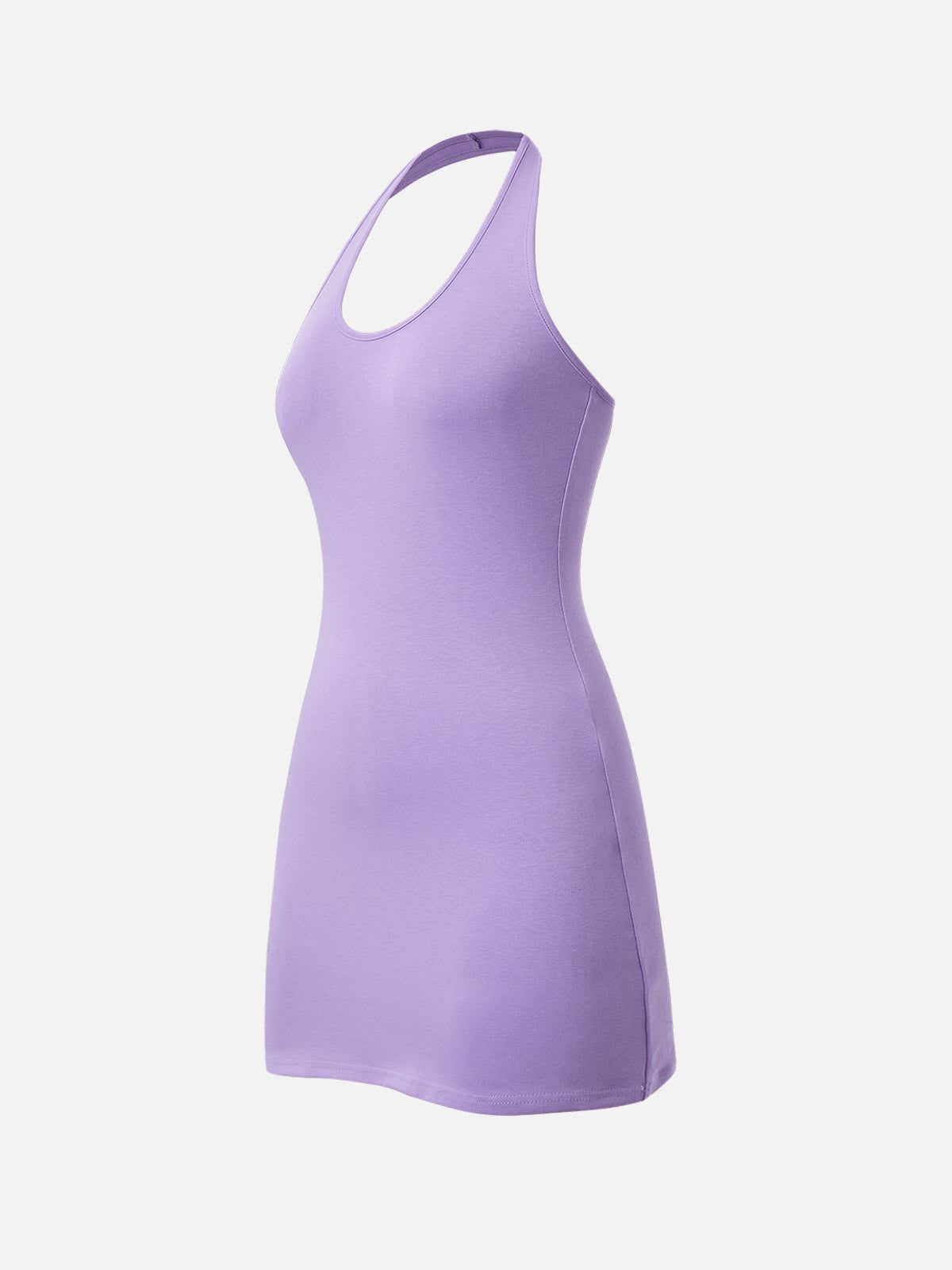 Solid Halter Mini Dress sold by ogl move product image thumbnail 2