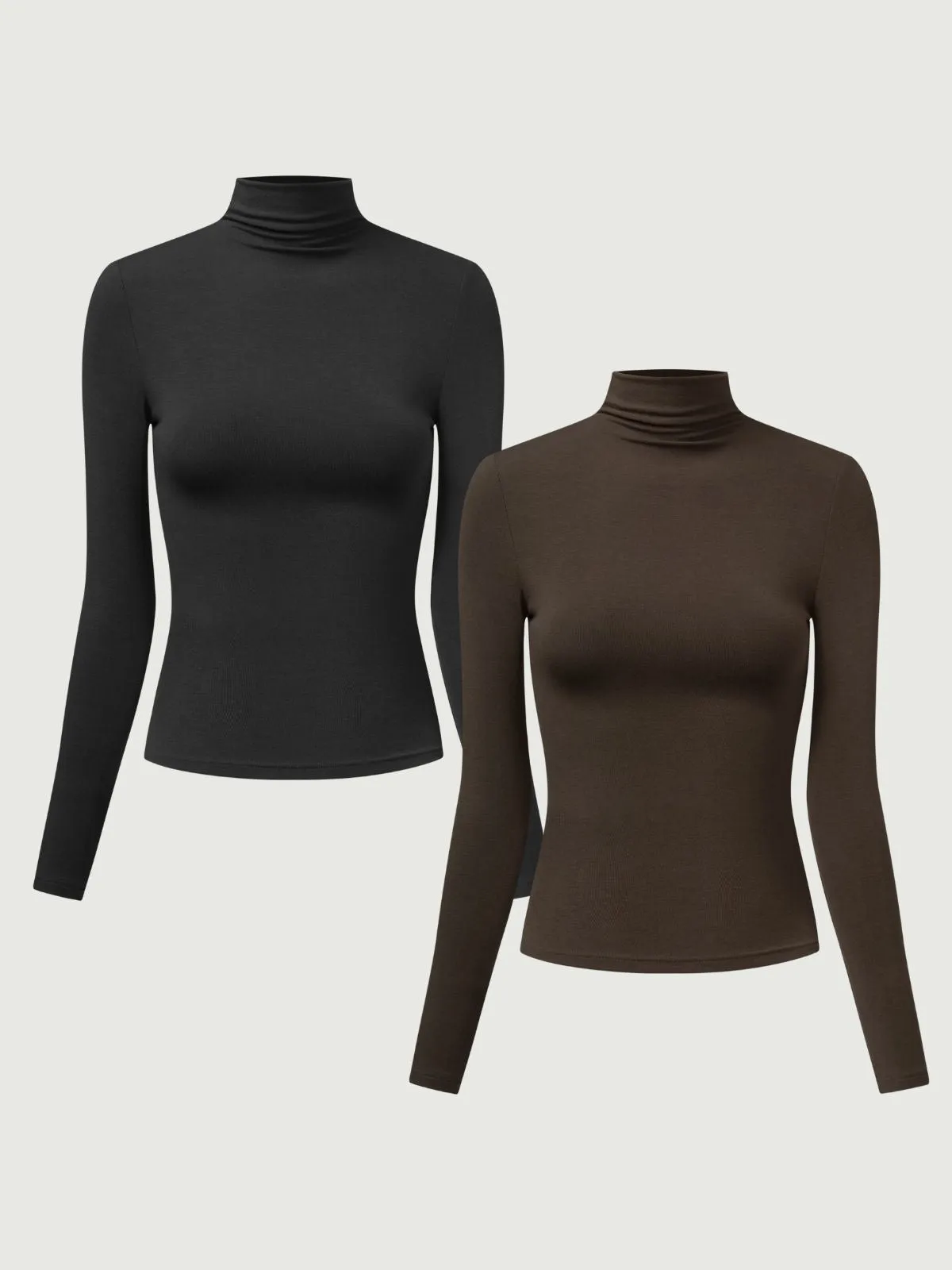 Eco-MiyaMoon® Everyday Mockneck Top 2Pcs Set sold by ogl move product image thumbnail 3