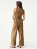 Suit Set Boat-Neck Structured Vest & The Efficient Fine Tuning Trouser sold by ogl move
