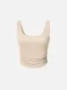 Ruched Sides Square Brami Tank Top sold by ogl move