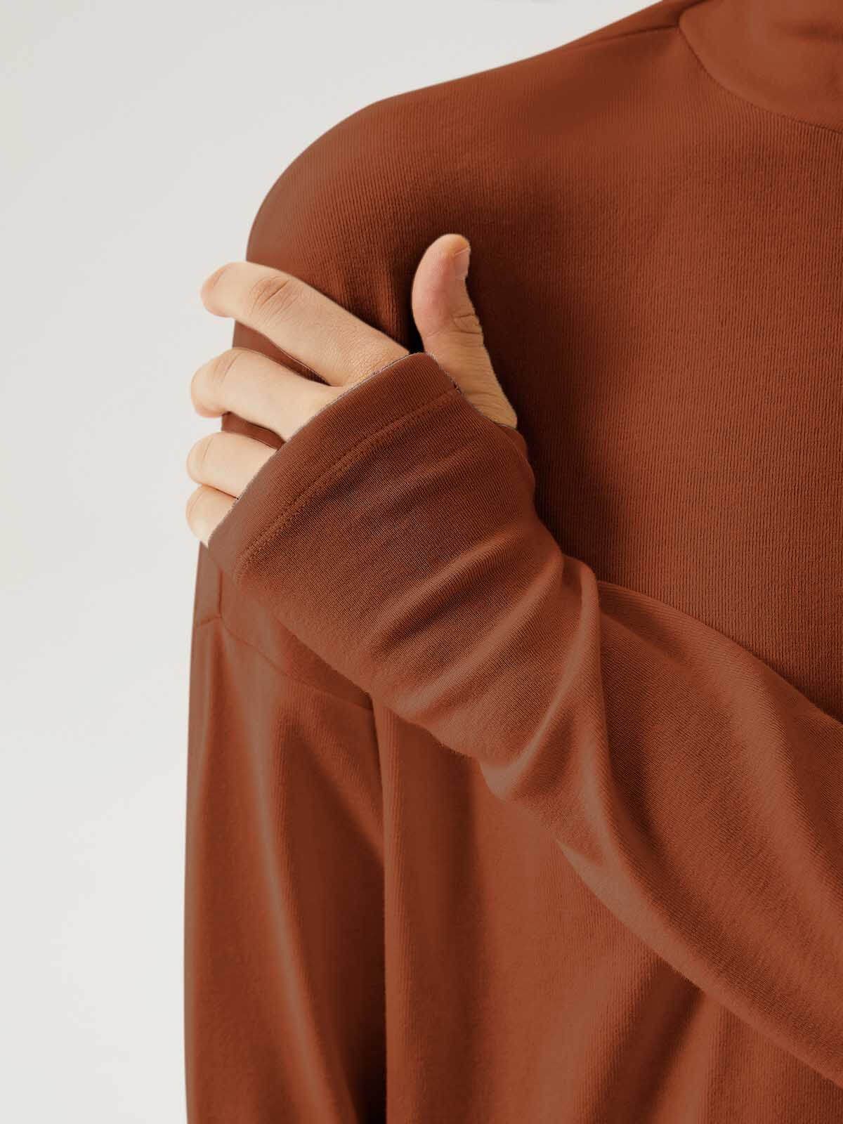 Eco-Mousse® Effortless-Chic Relaxing Turtleneck Top sold by ogl move product image thumbnail 4