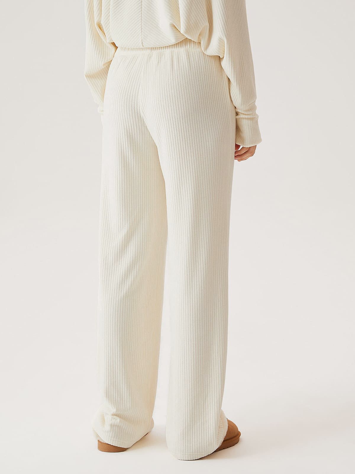 Wide Rib Wide Leg Slip-On Pants sold by ogl move product image thumbnail 5