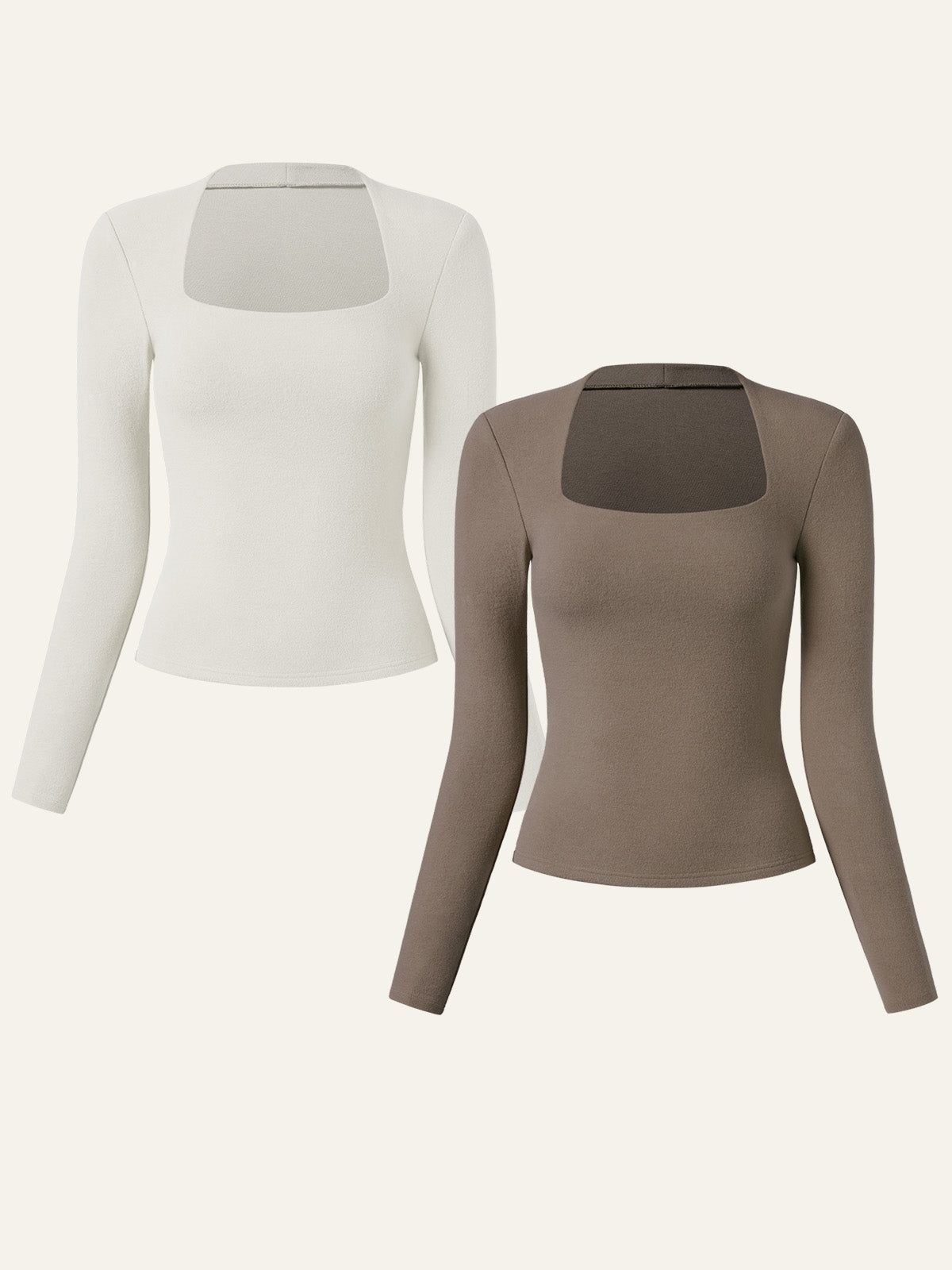 Eco-Mousse® Thermal Brushed Tapered Neck Top 2Pcs Set sold by ogl move product image thumbnail 6