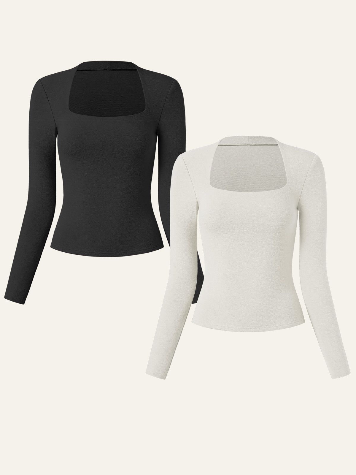 Eco-Mousse® Thermal Brushed Tapered Neck Top 2Pcs Set sold by ogl move product image thumbnail 3
