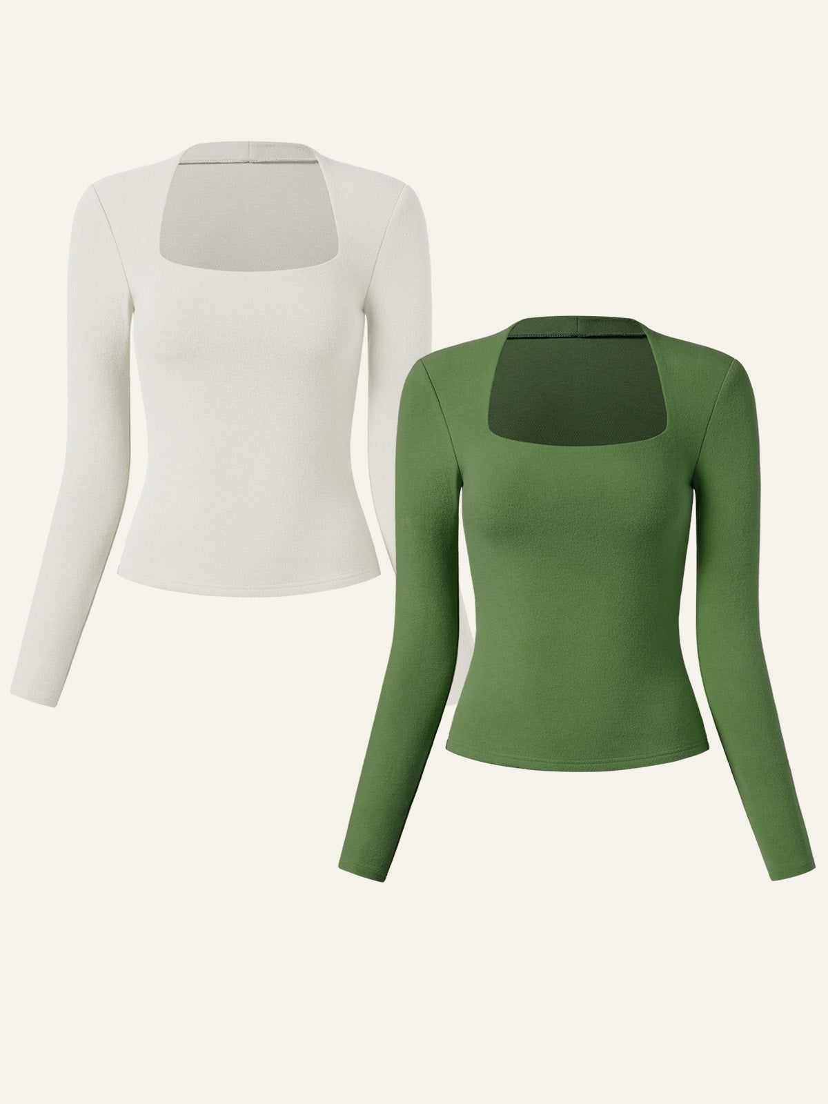 Eco-Mousse® Thermal Brushed Tapered Neck Top 2Pcs Set sold by ogl move product image thumbnail 7