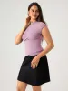 Asymmetrical Cap Sleeve Top sold by ogl move