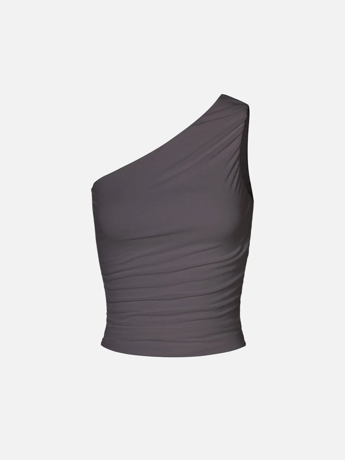 Eco-SkinKiss® Contour Ruched One Shoulder Tank sold by ogl move product image thumbnail 2
