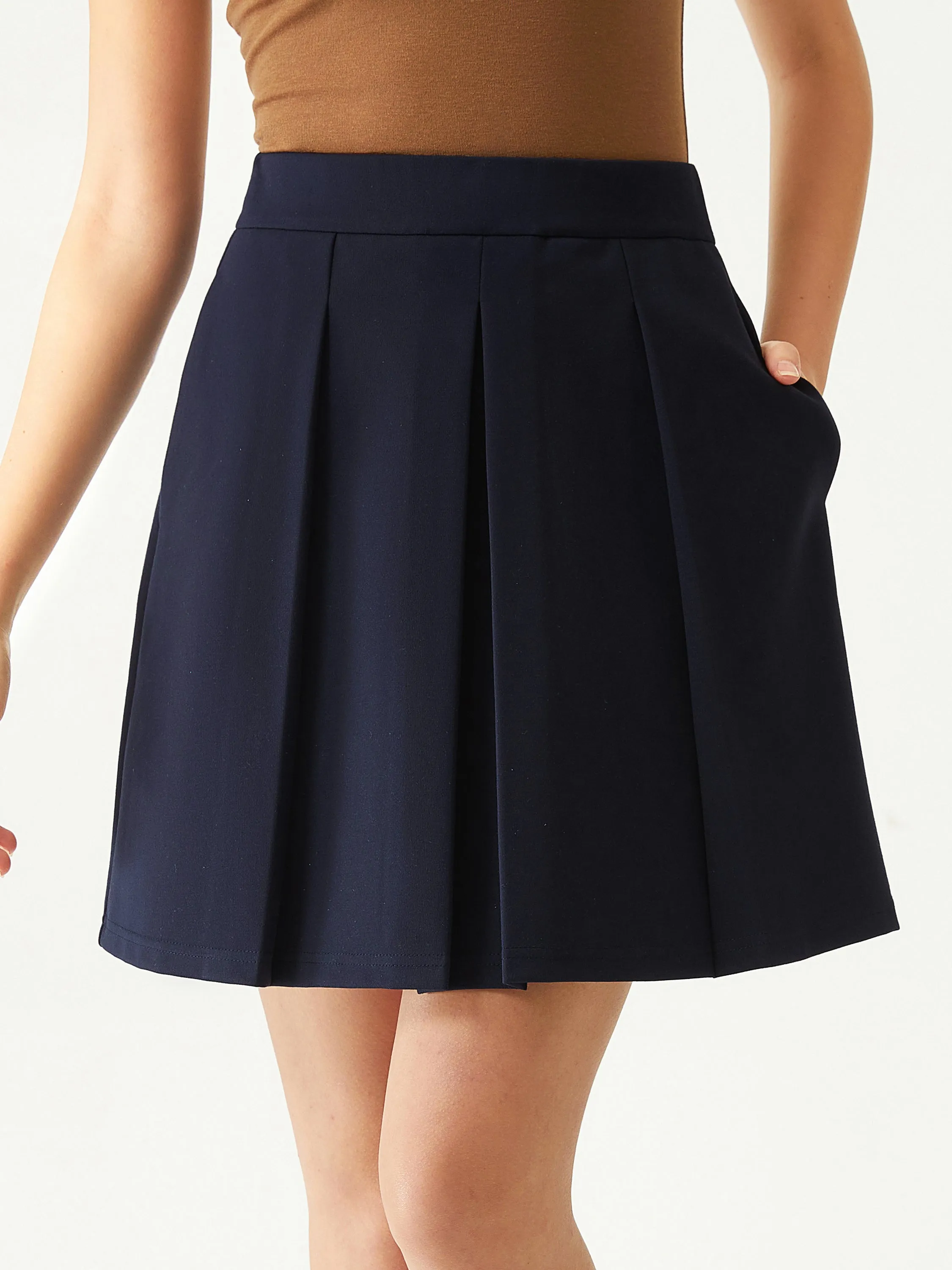 High-rise Pleated Mini Skirt sold by ogl move product image thumbnail 5