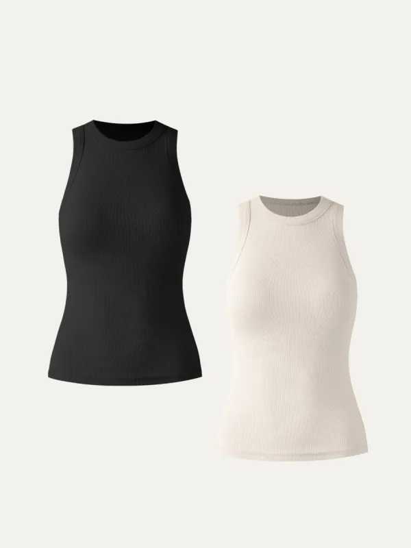 Casual Round Neck Brami Tank 2Pcs Set sold by ogl move