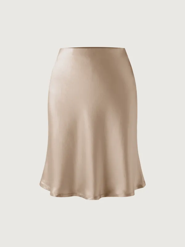 Bias-Cut Slip Mini Skirt sold by ogl move